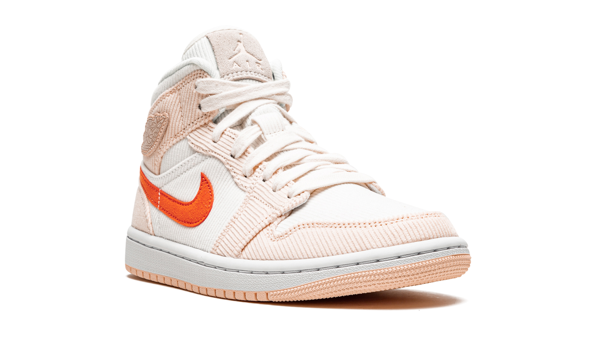 Air Jordan 1 Mid Corduroy Sail Rose 8