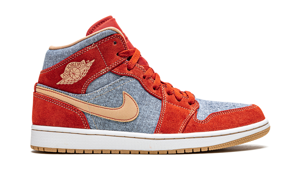 Air Jordan 1 Mid Denim 7