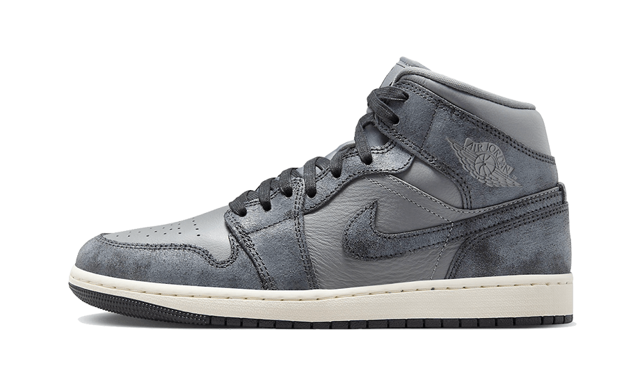 Air Jordan 1 Mid Distressed Smoke Gray