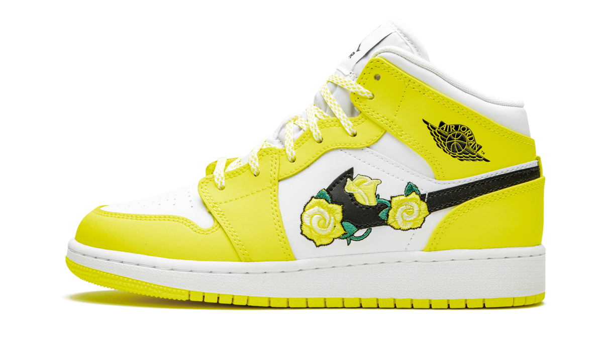 Air Jordan 1 Mid Dynamic Yellow 1