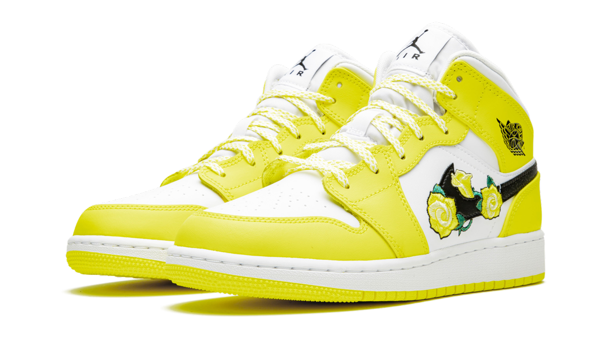 Air Jordan 1 Mid Dynamic Yellow 3