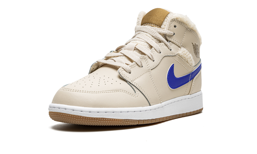 Air Jordan 1 Mid Fleece Pearl White (GS) 5