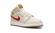 Air Jordan 1 Mid Fleece Pearl White (GS) 8