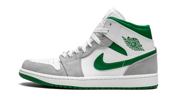 Air Jordan 1 Mid Gray Green