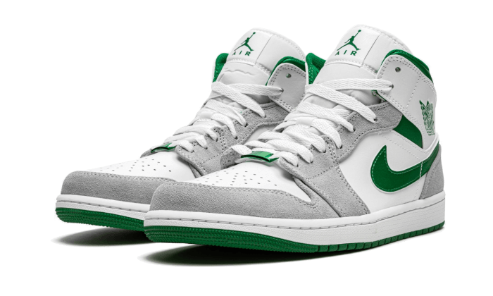 Air Jordan 1 Mid Gray Green