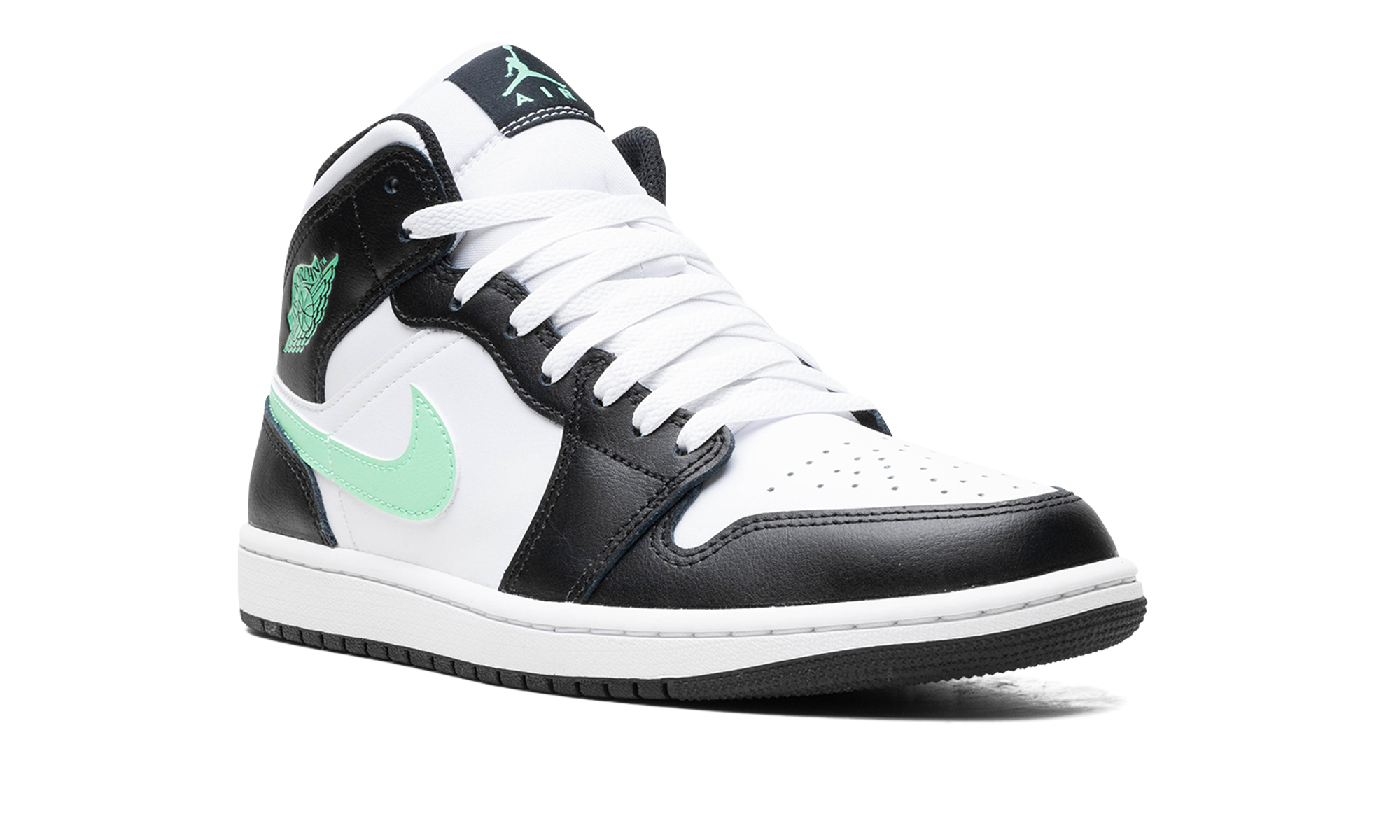 Air Jordan 1 Mid Green Glow 2
