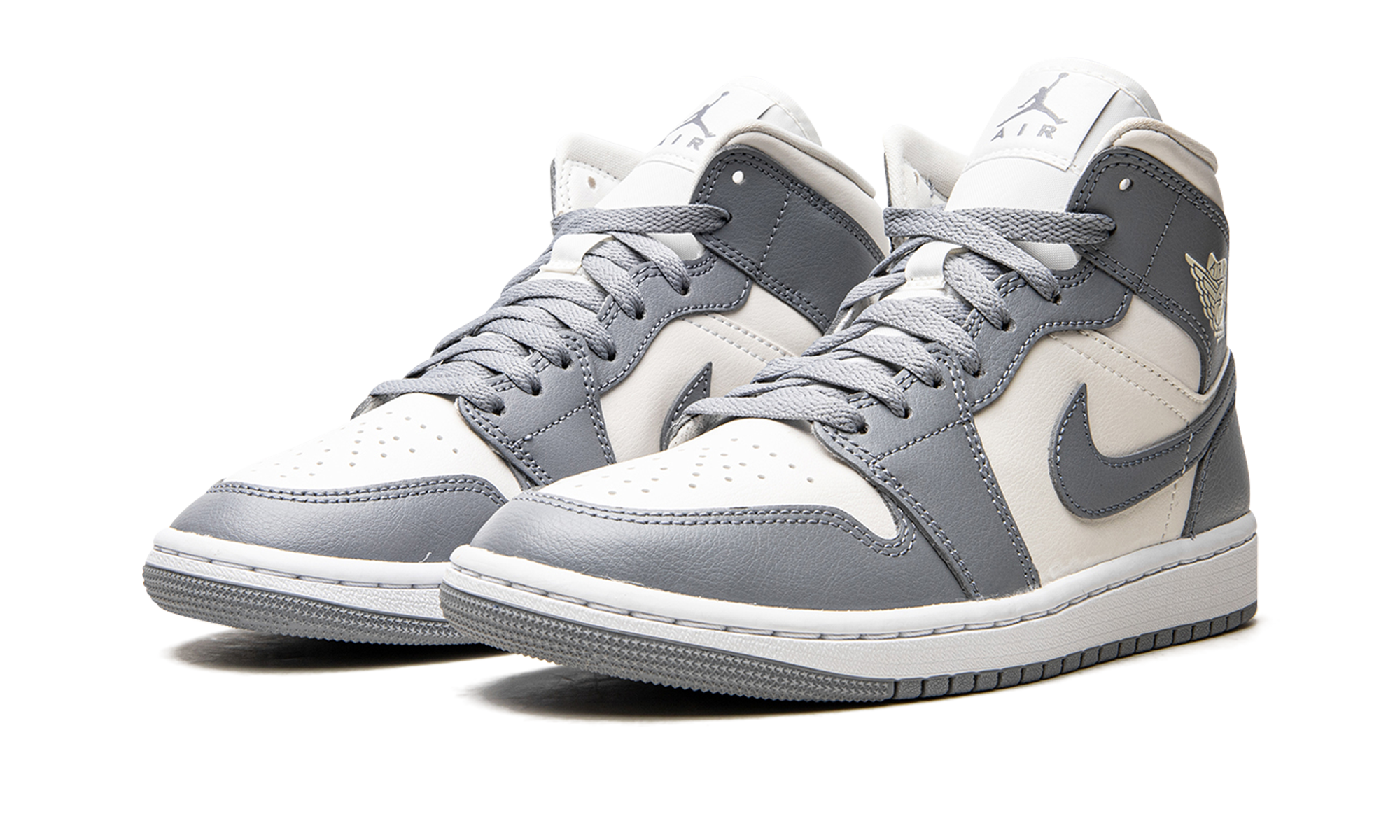 Air Jordan 1 Mid Grey Sail 3