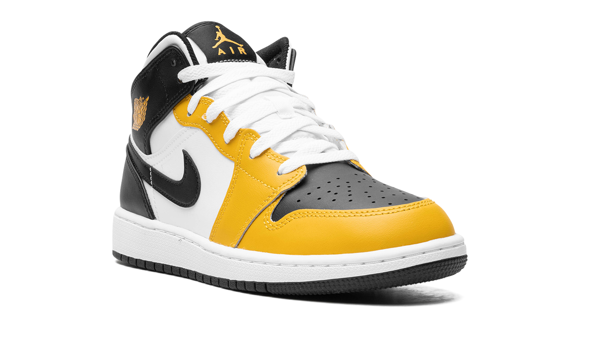 Air Jordan 1 Mid GS Yellow Ochre 2