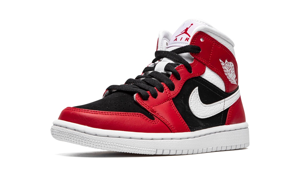 Air Jordan 1 Mid Gym Red Black (W) 5