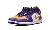Air Jordan 1 Mid Lakers (GS) 3