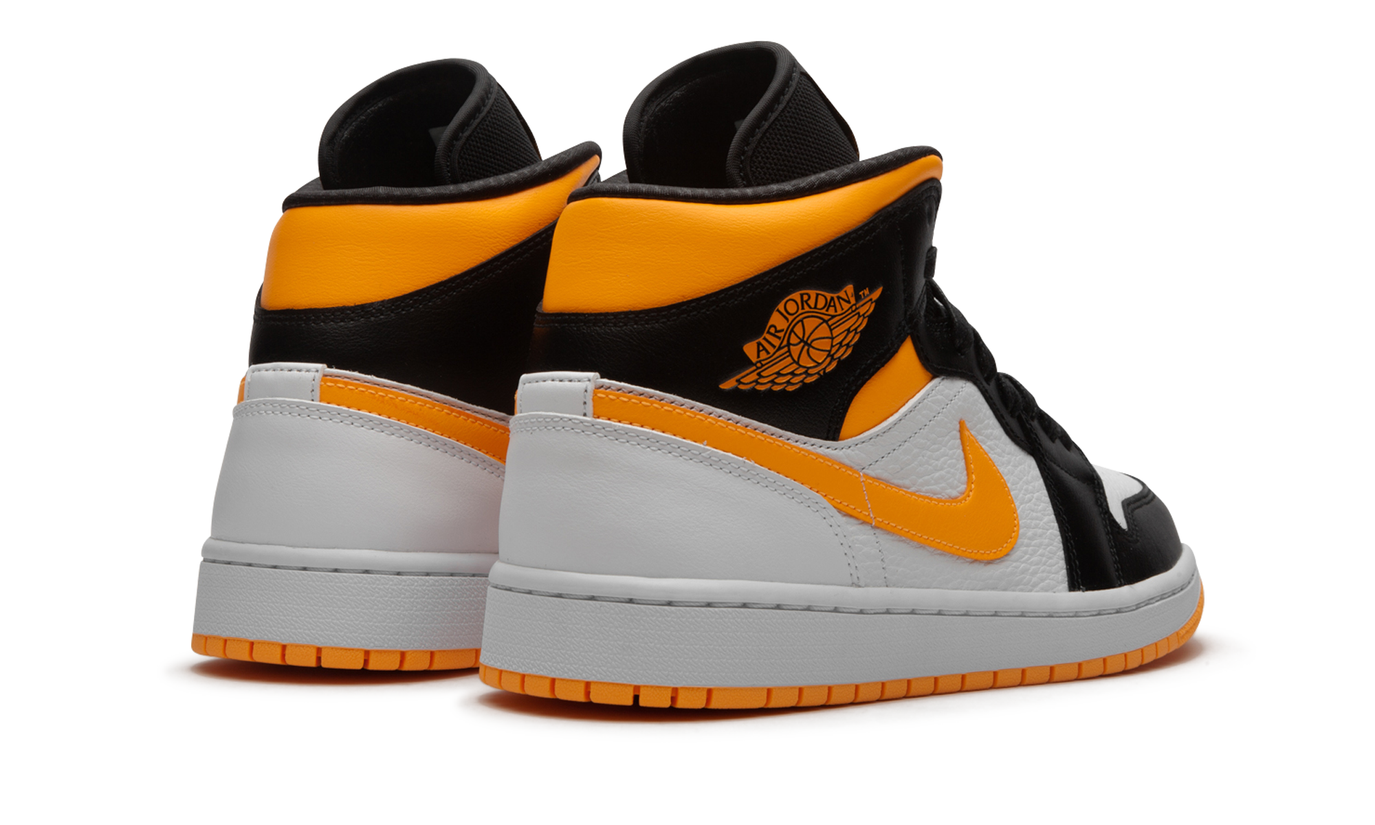 Air Jordan 1 Mid Laser Orange Black (W) 3