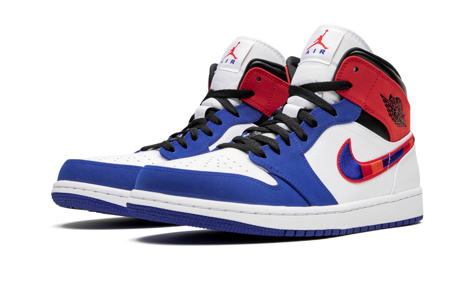 Air Jordan 1 Mid Multicolor Swoosh 3