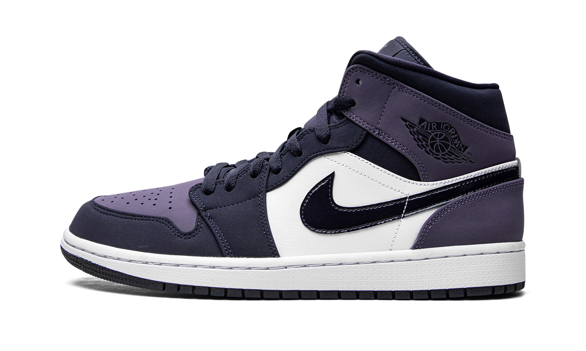 Air Jordan 1 Mid Obsidian Sanded Purple 1
