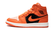 Air Jordan 1 Mid Orange Black 1