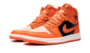 Air Jordan 1 Mid Orange Black 3