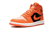 Air Jordan 1 Mid Orange Black 5