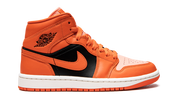 Air Jordan 1 Mid Orange Black 7
