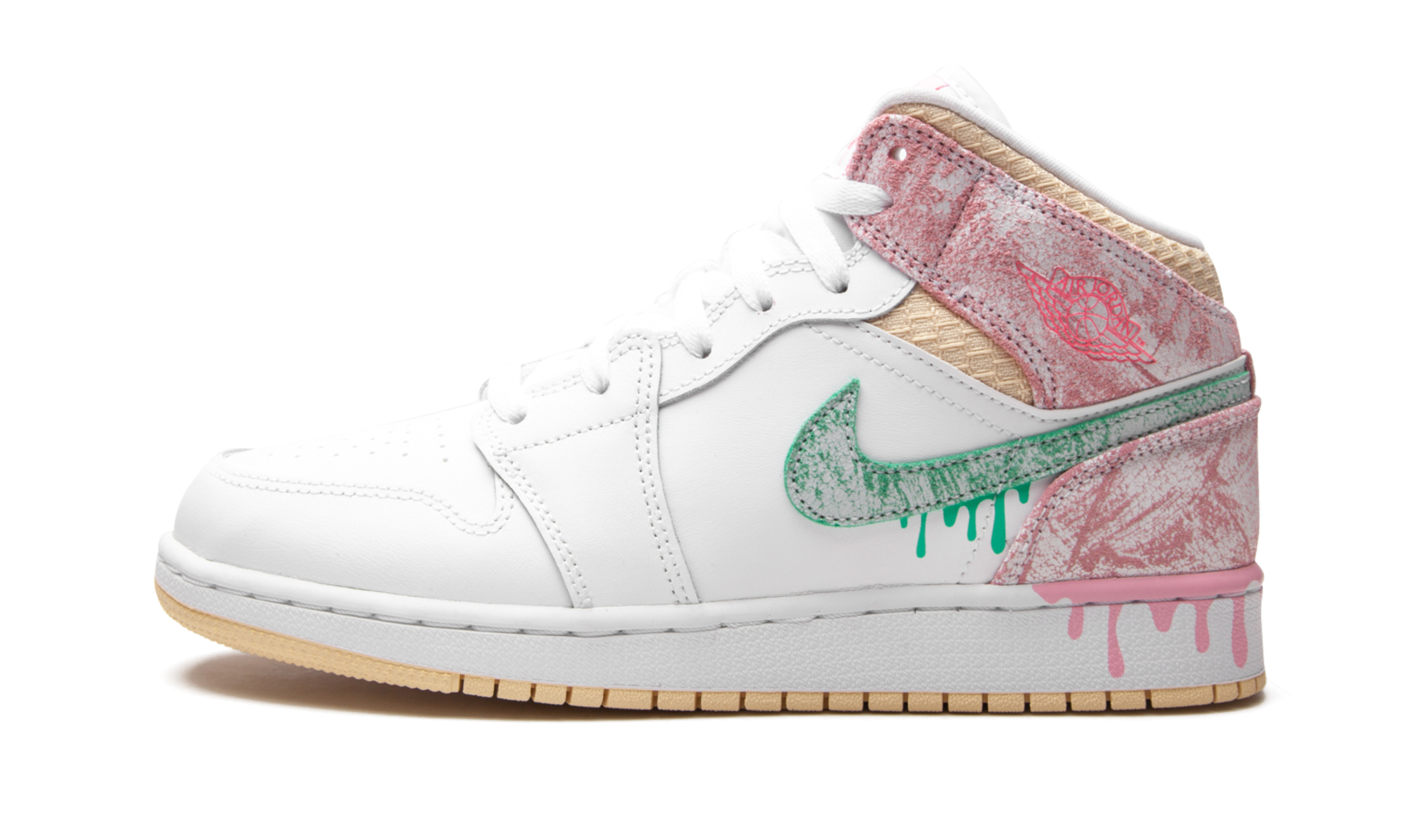 Air Jordan 1 Mid Paint Drip (GS) 1