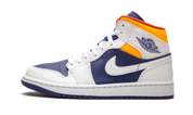 Air Jordan 1 Mid Royal Blue Laser Orange 1