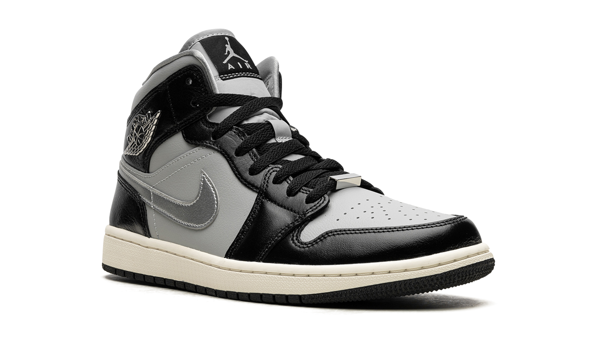 Air Jordan 1 Mid SE Black Chrome (W) 2