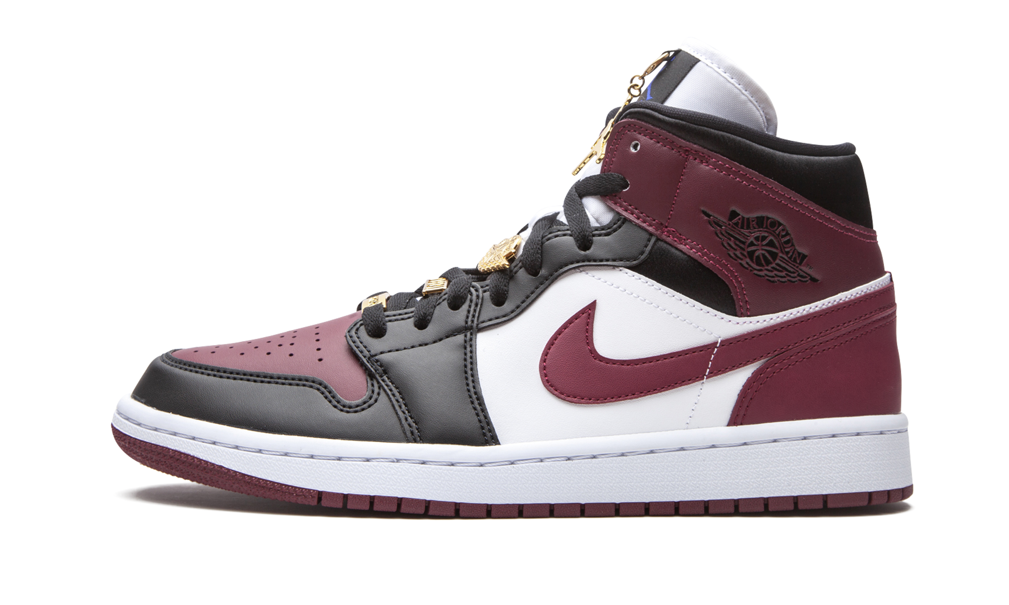 Air Jordan 1 Mid SE Black Dark Beetroot 1
