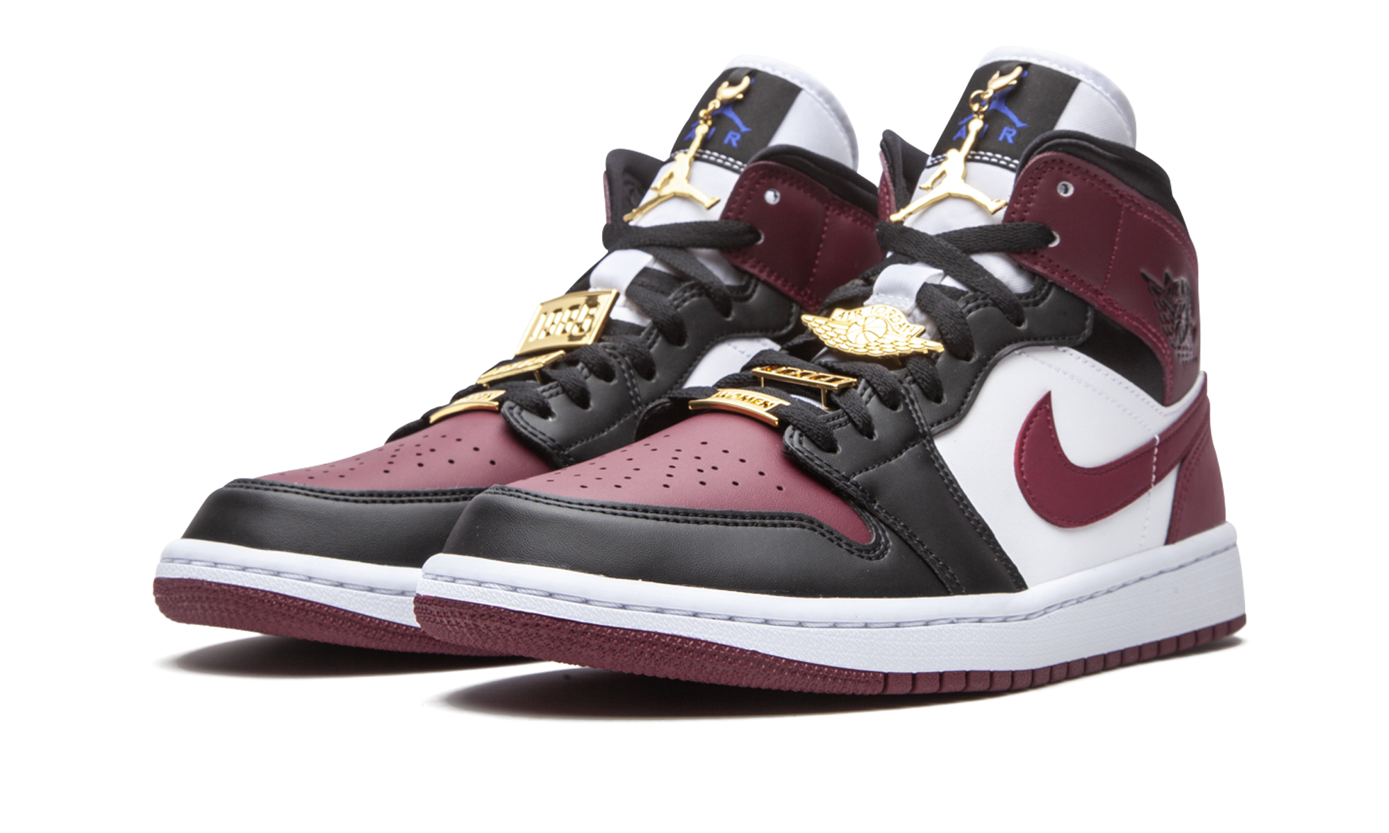 Air Jordan 1 Mid SE Black Dark Beetroot 2