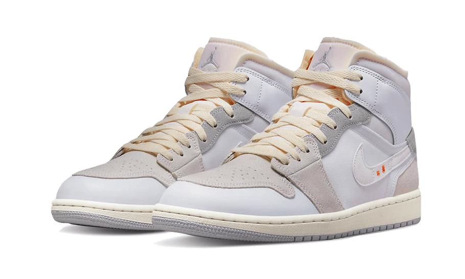 Air Jordan 1 Mid Se Craft Inside out White Gray
