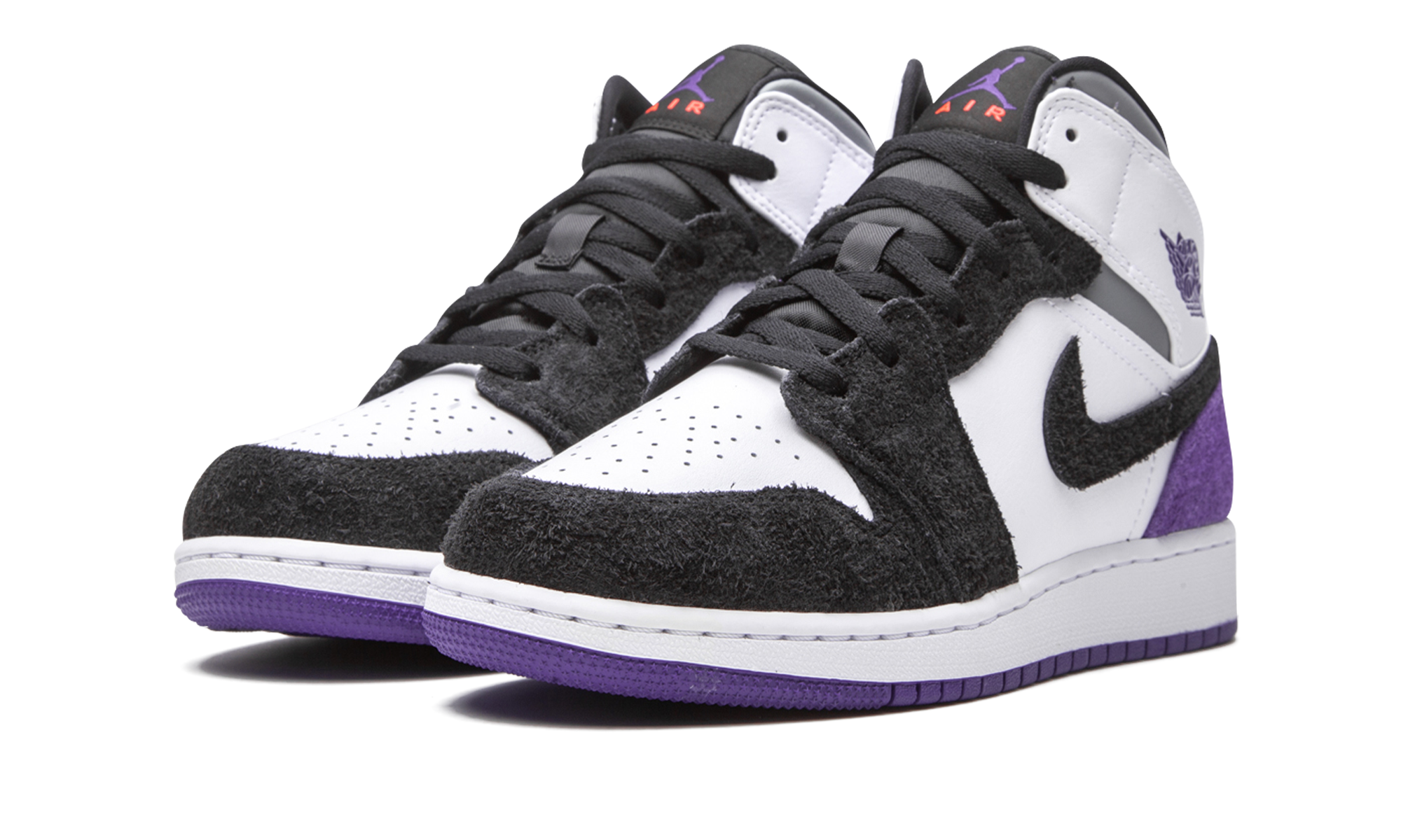 Air Jordan 1 Mid SE Purple (GS) 3