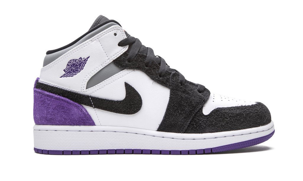 Air Jordan 1 Mid SE Purple (GS) 7