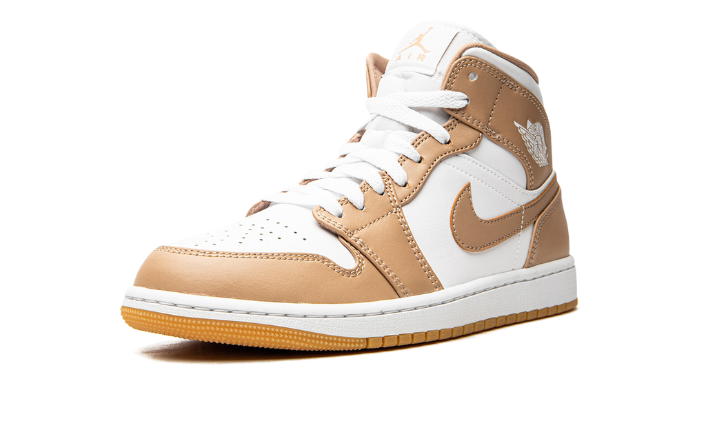 Air Jordan 1 Mid Tan Gum 4