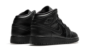Air Jordan 1 Mid Triple Black (GS) 4