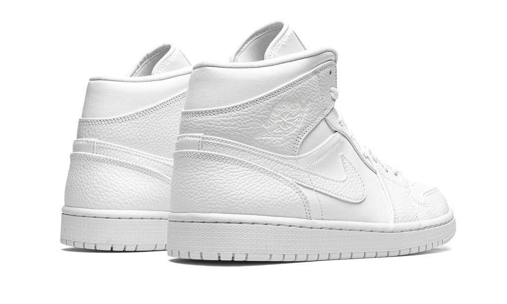 Air Jordan 1 Mid Triple White 2.0 (2020) 3
