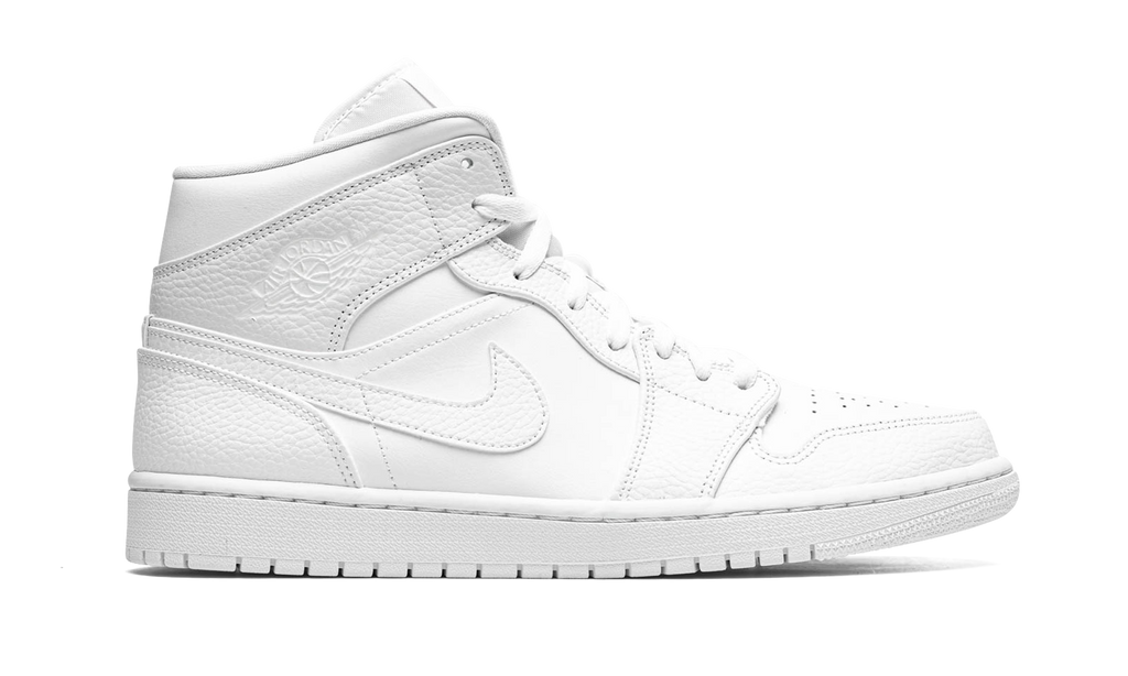 Air Jordan 1 Mid Triple White 2.0 (2020) 6