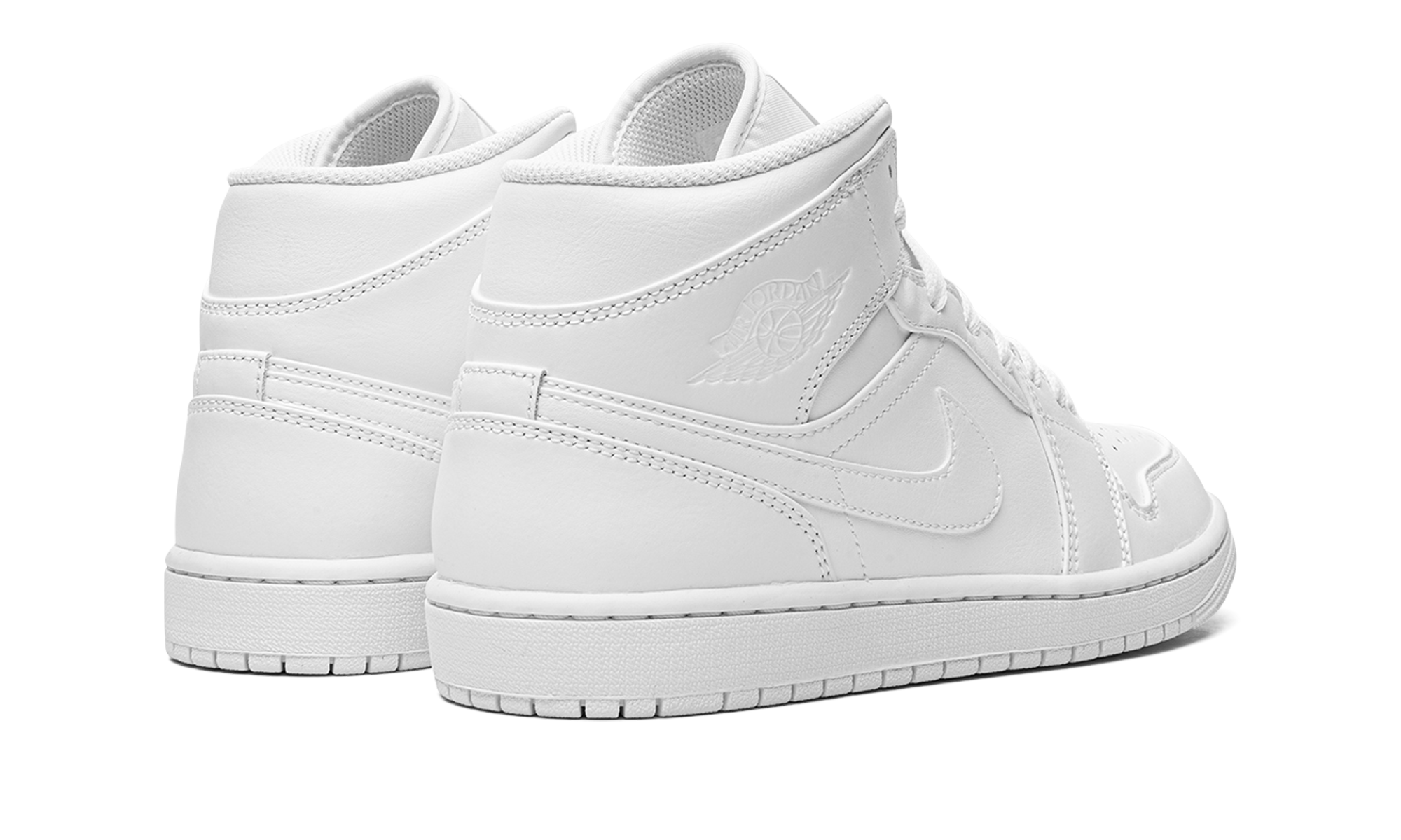 Air Jordan 1 Mid Triple White (2022) 4
