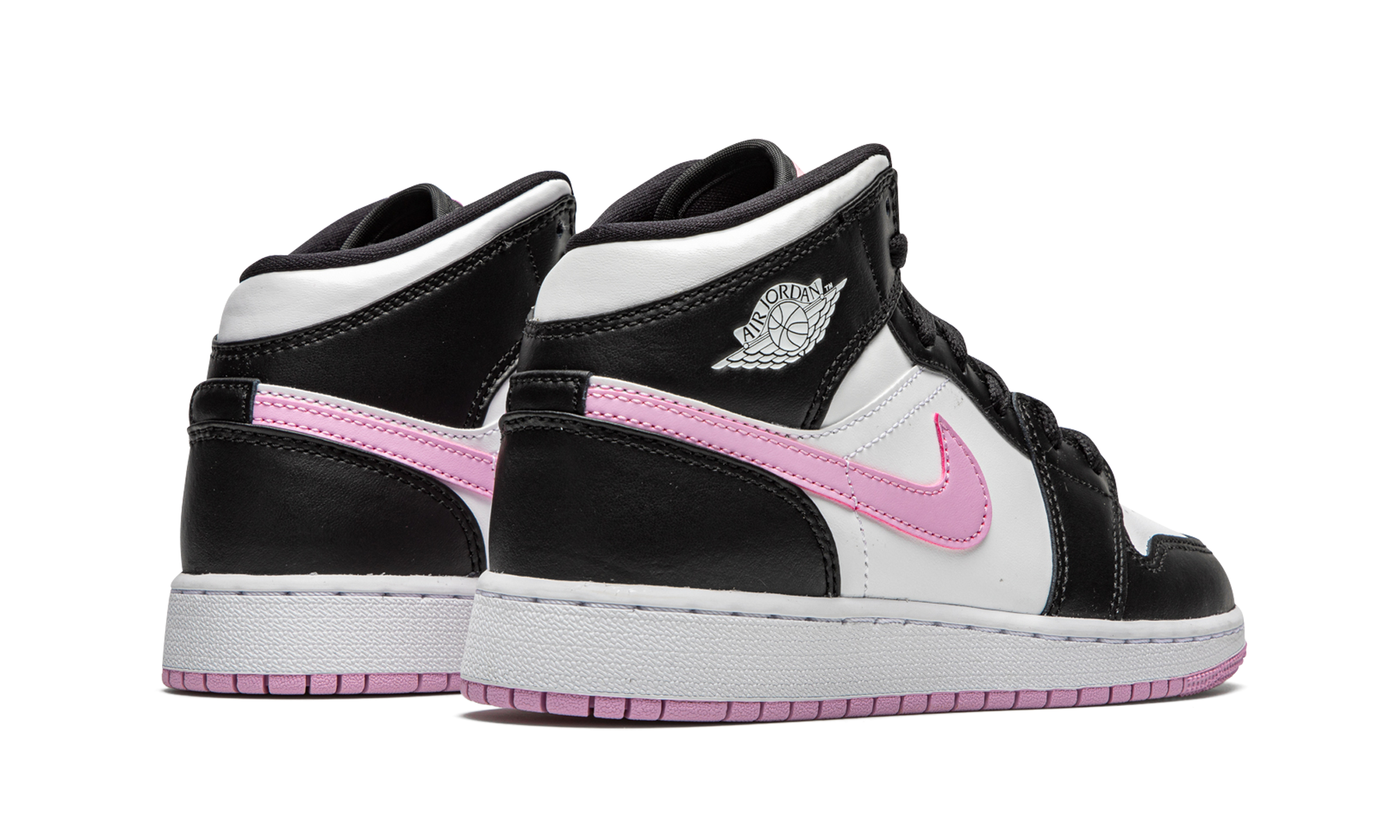 Air Jordan 1 Mid White Black Light Arctic Pink 4