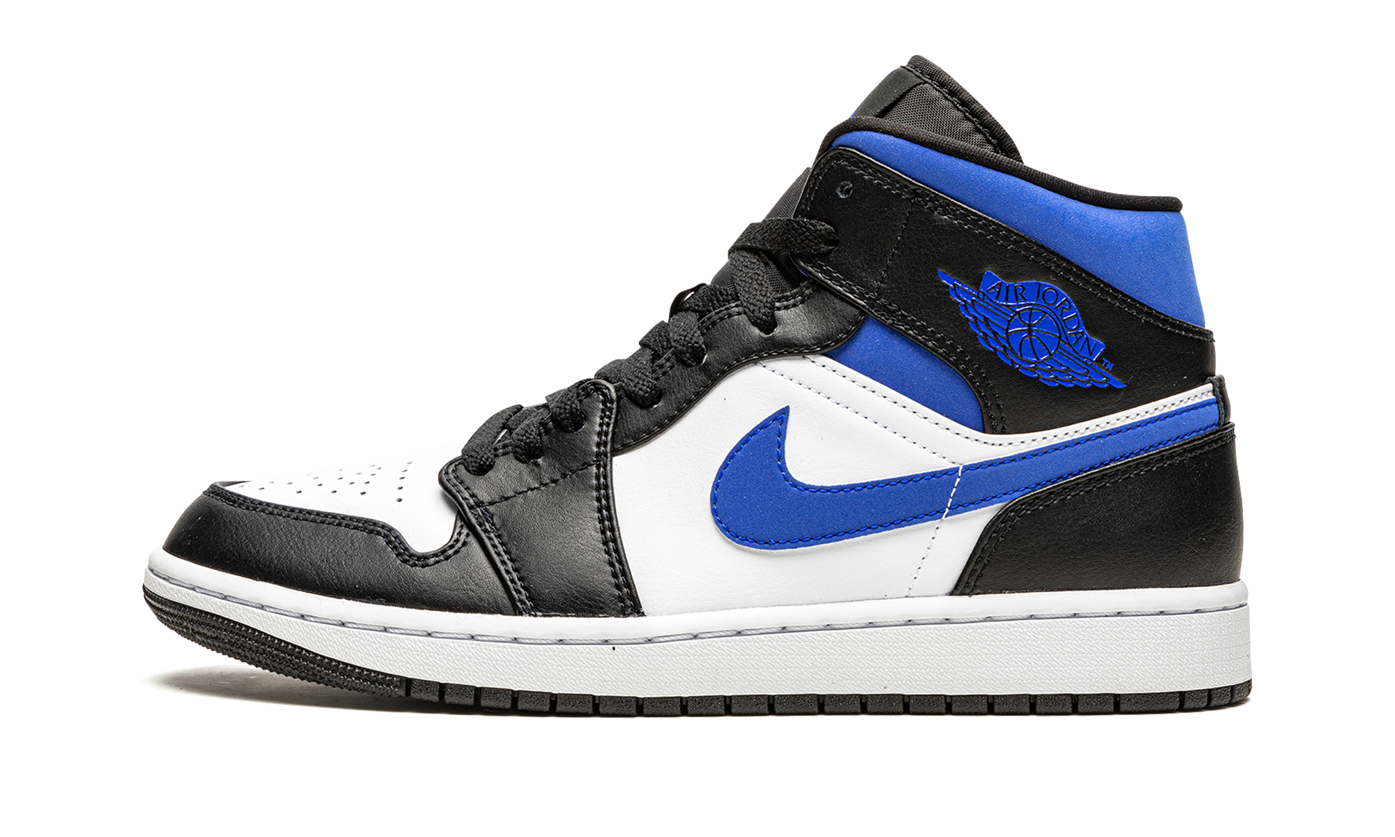 Air Jordan 1 Mid White Black Royal 2