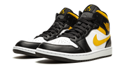 Air Jordan 1 Mid White Pollen Black 3