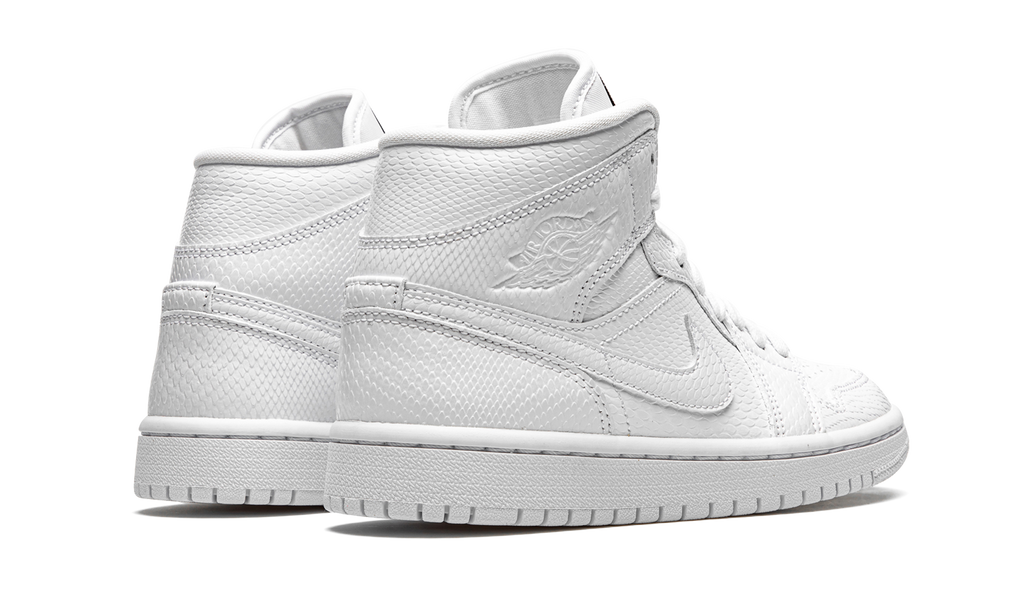 Air Jordan 1 Mid White Snakeskin (W) 4