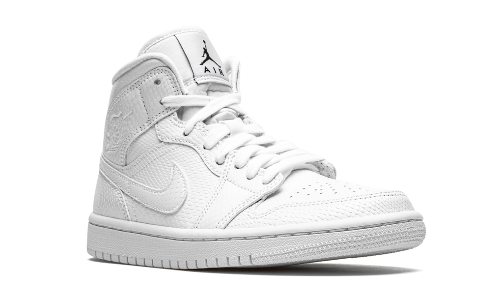 Air Jordan 1 Mid White Snakeskin (W) 8