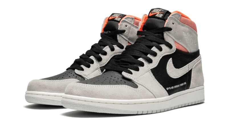 Air Jordan 1 Retro High Neutral Gray Hyper Crimson 2