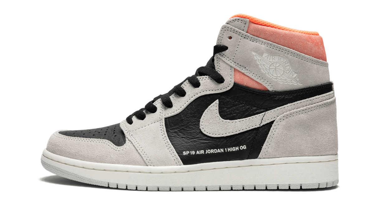 Air Jordan 1 Retro High Neutral Gray Hyper Crimson 5