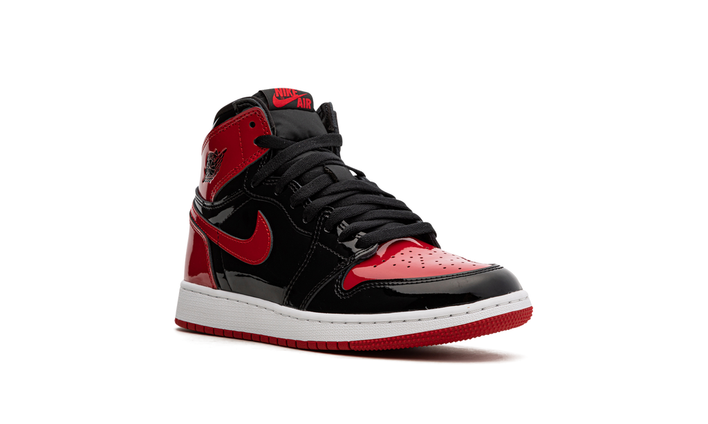 Air Jordan 1 Retro High OG Bred Patent (GS) 8