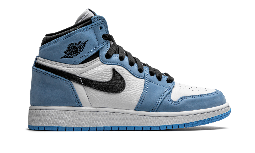 Air Jordan 1 Retro High White University Blue Black (GS) 7