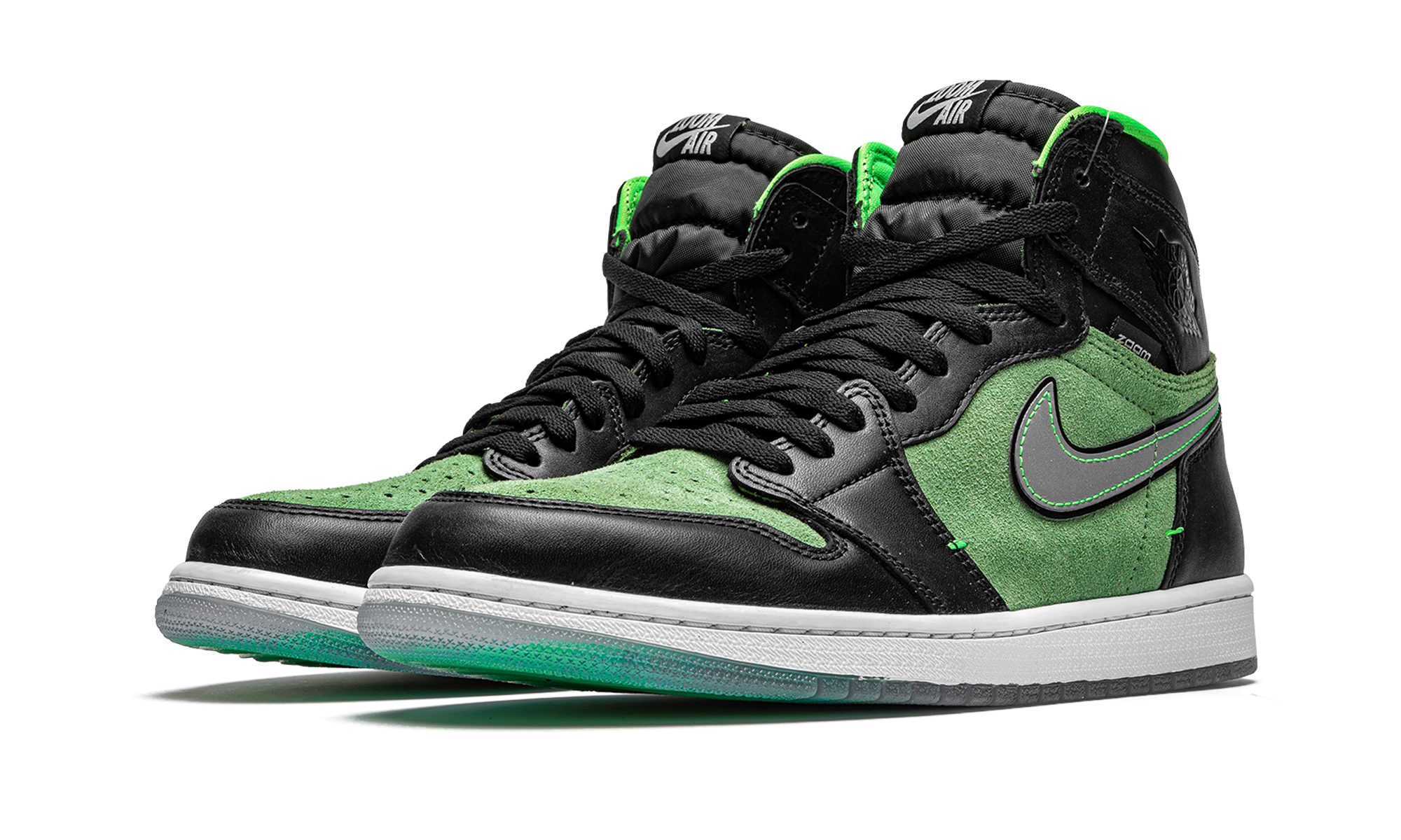 Air Jordan 1 Retro High Zoom Black Green 2