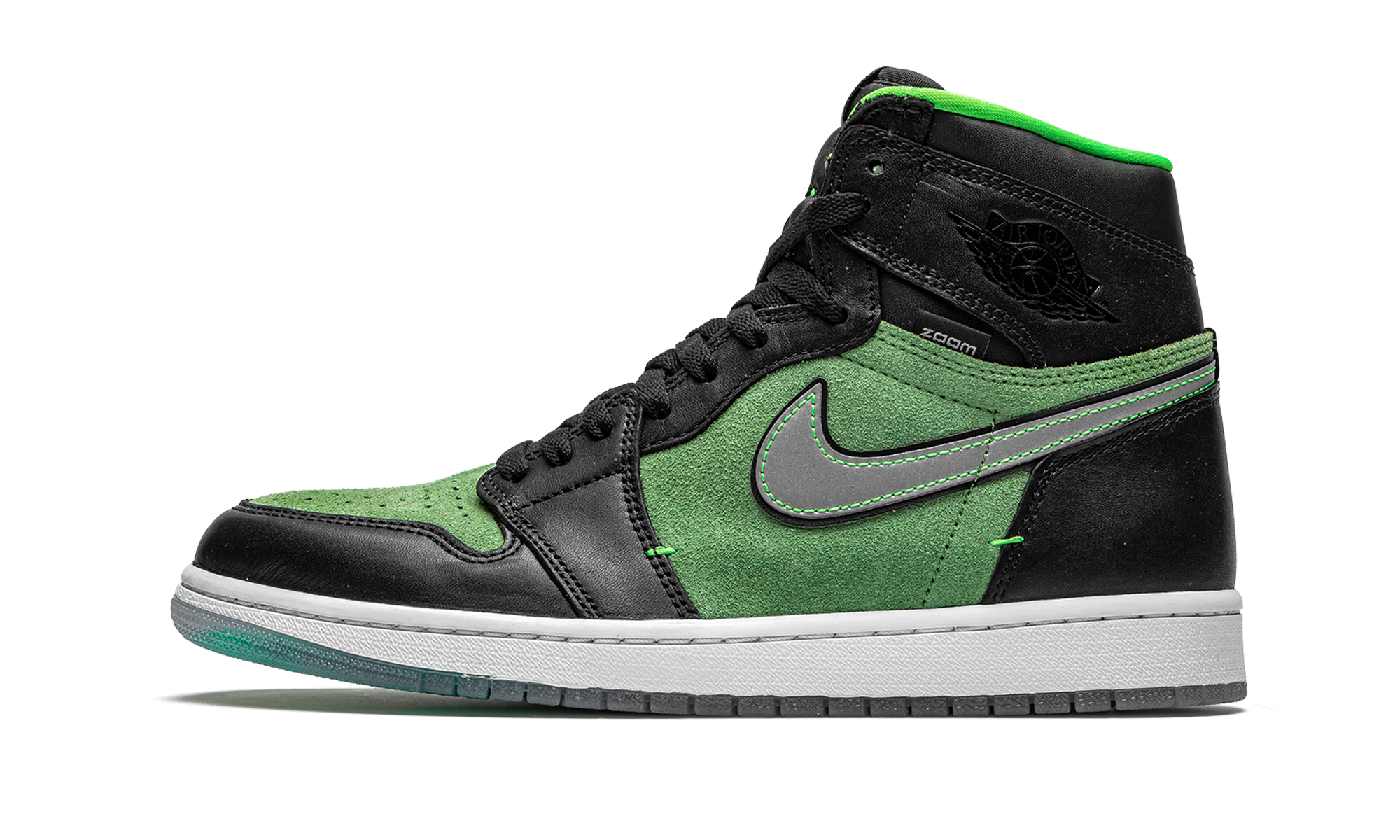 Air Jordan 1 Retro High Zoom Black Green 5