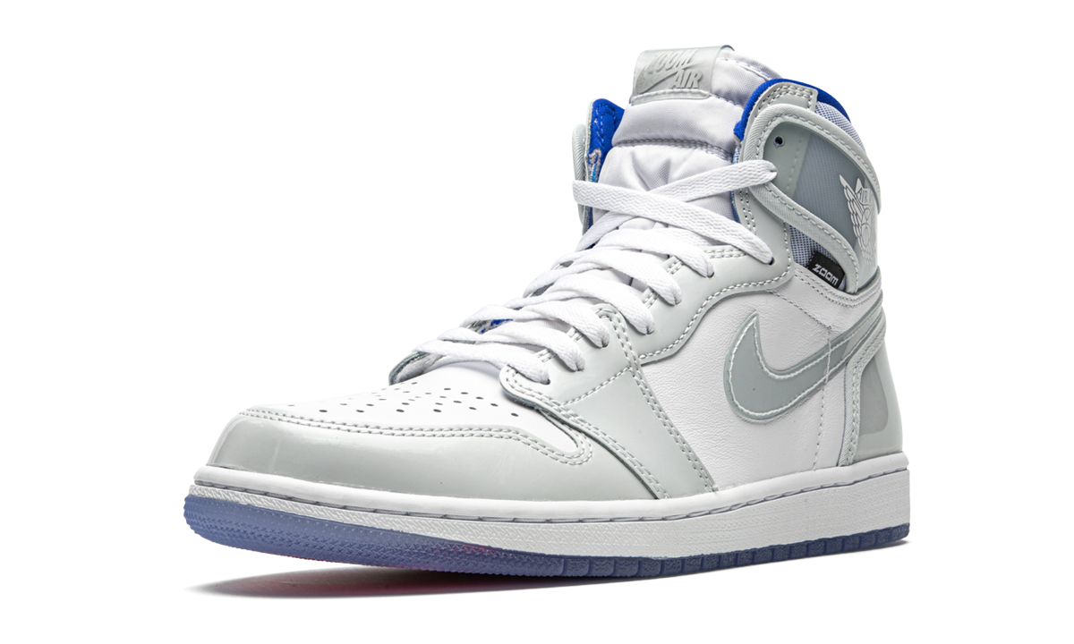 Air Jordan 1 Retro High Zoom White Racer Blue