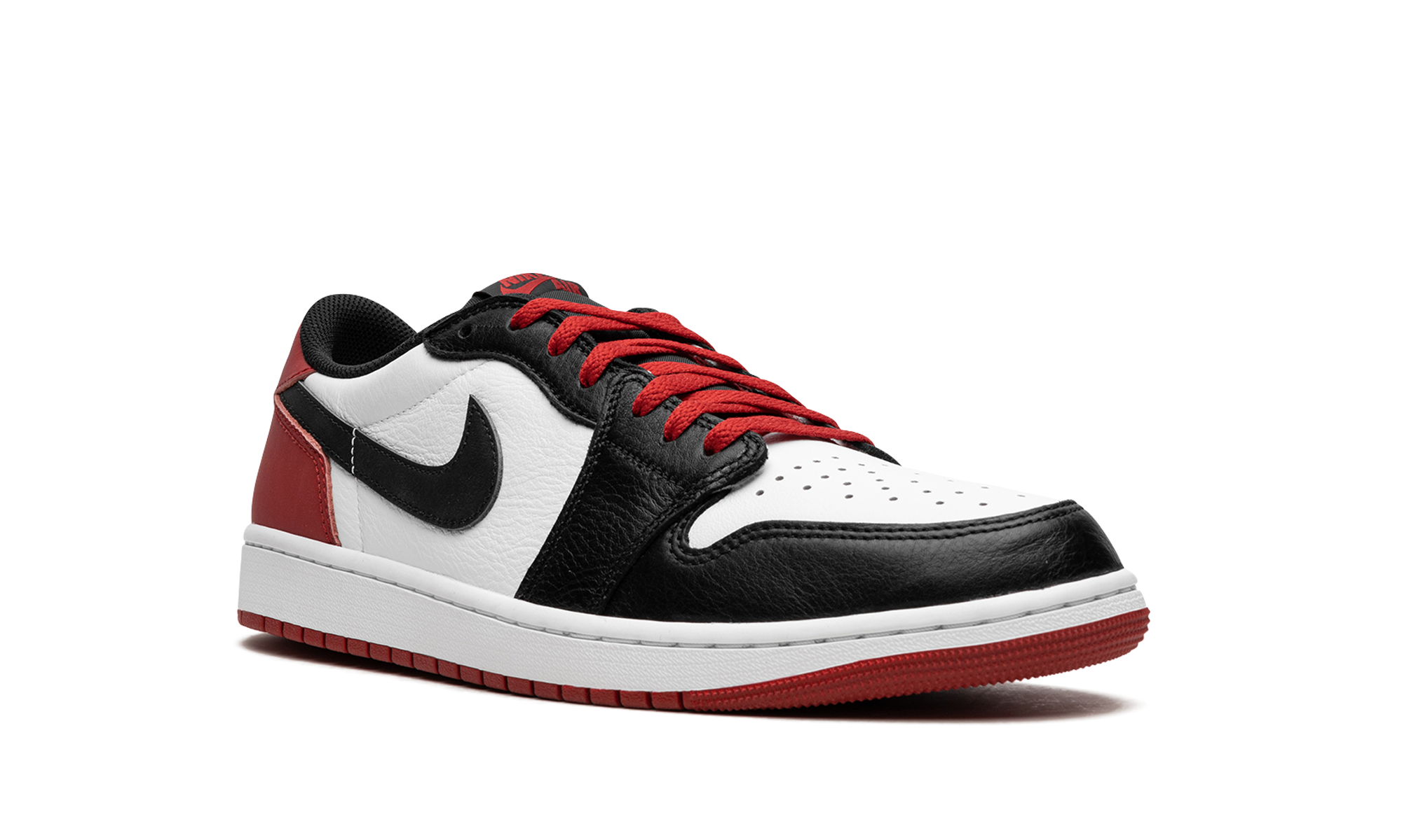 Air Jordan 1 Retro Low OG Black Toe 2