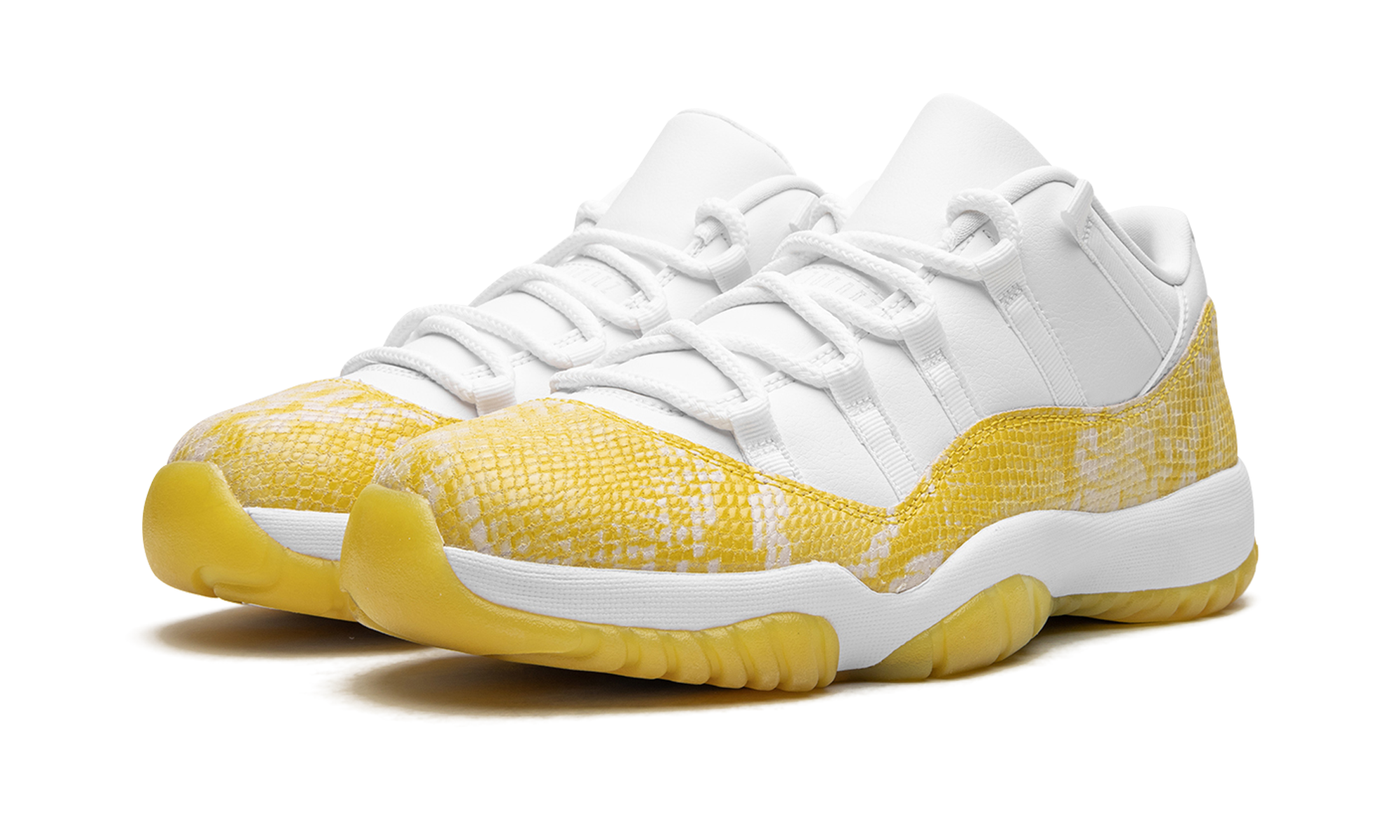 Air Jordan 11 Retro Low Yellow Snakeskin