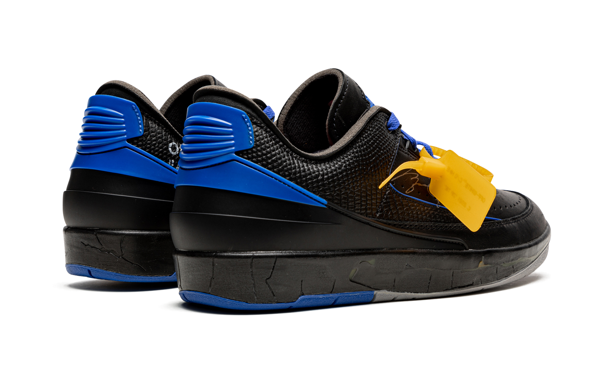 Air Jordan 2 Retro Low SP Off-White Black Blue 3