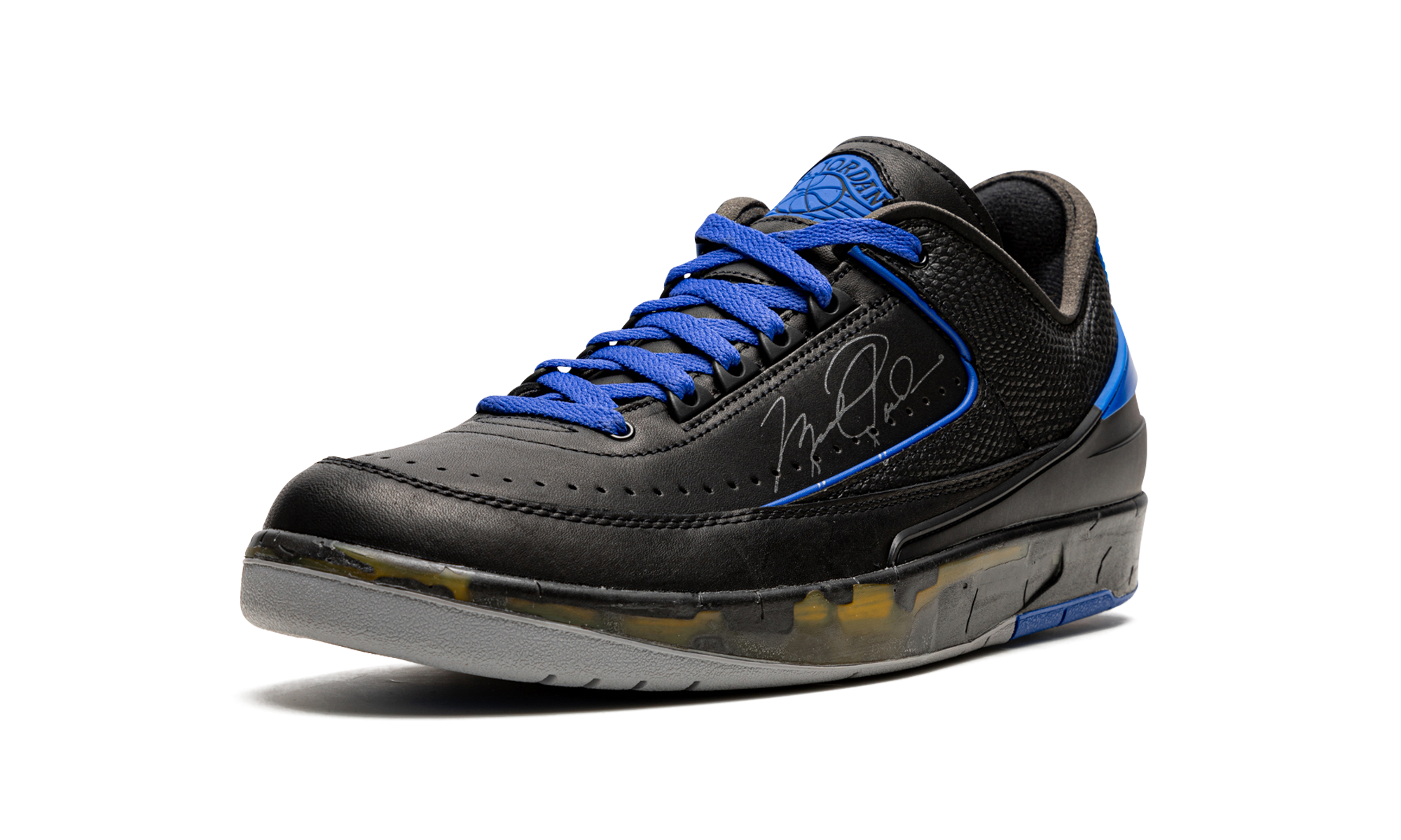 Air Jordan 2 Retro Low SP Off-White Black Blue 4